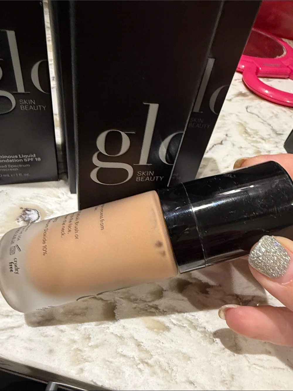Glo Skin Beauty Luminous Liquid Foundation - Cafe Shade